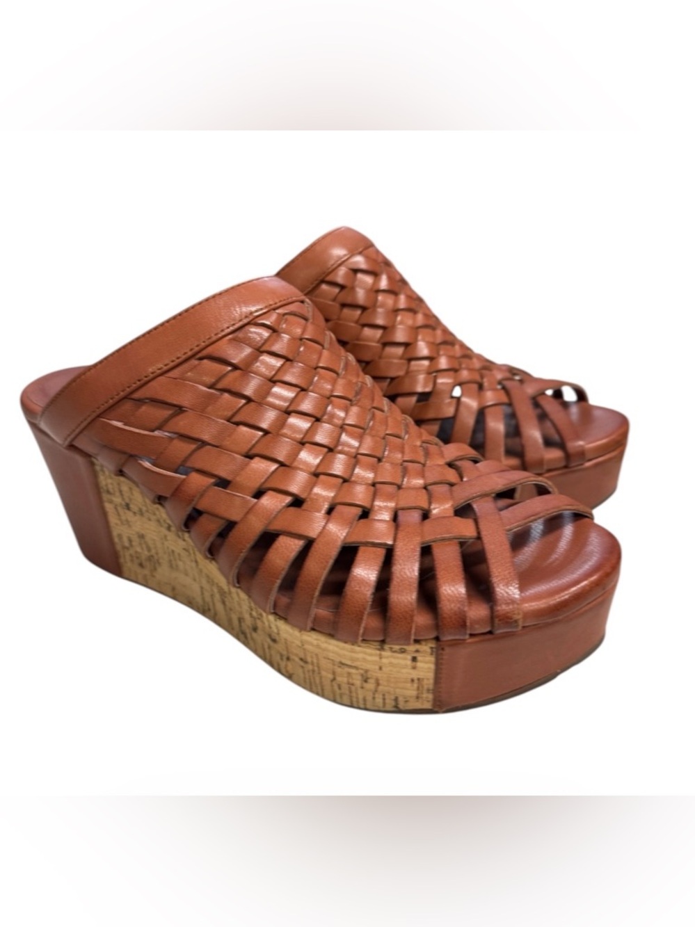 Chocolat Blu Women’s Walda Platform Wedge Sandals Size 7.5